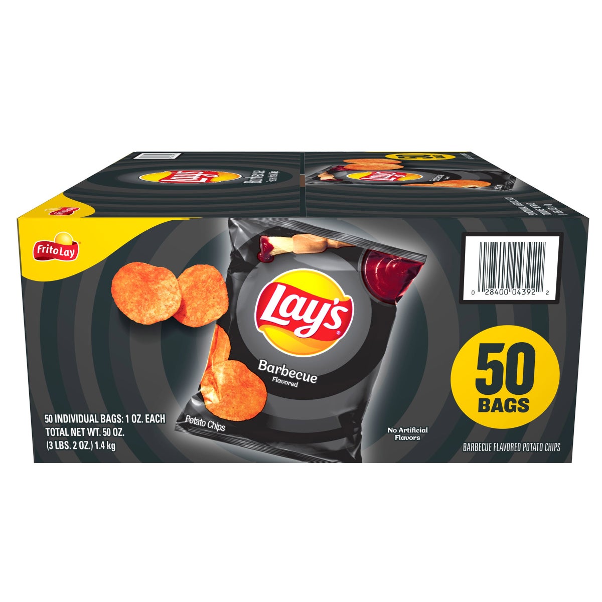 Lay's barbecue chips individual 1 oz bags