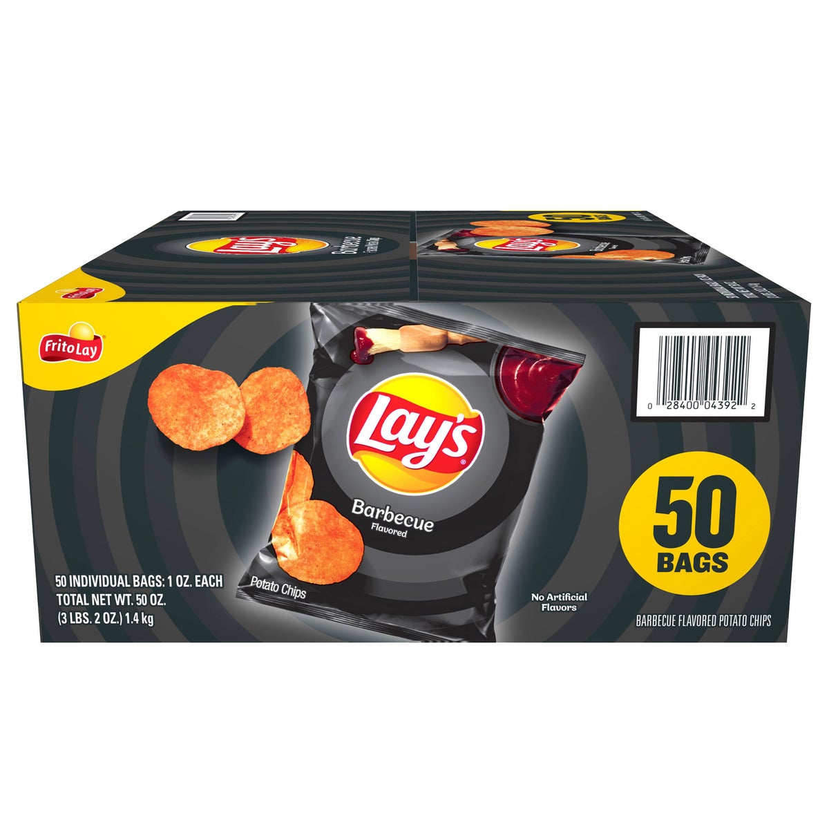 Lay's potato chips barbecue flavor packaging