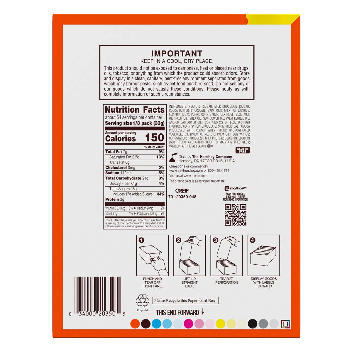 Reese's Fast Break gluten free king size candy bars