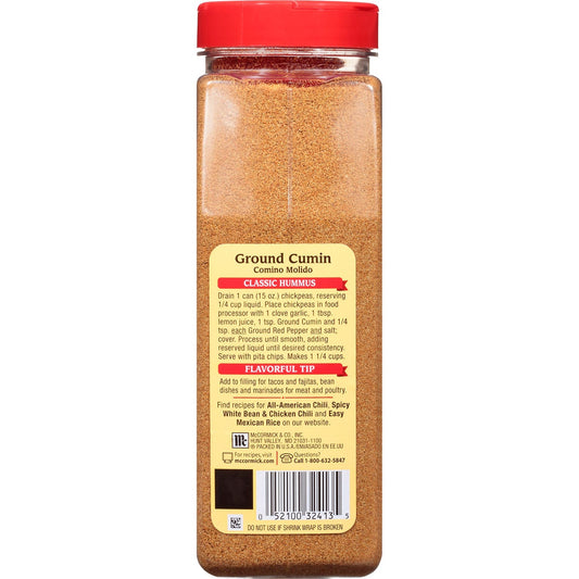 McCormick ground cumin seasoning for pantry use
