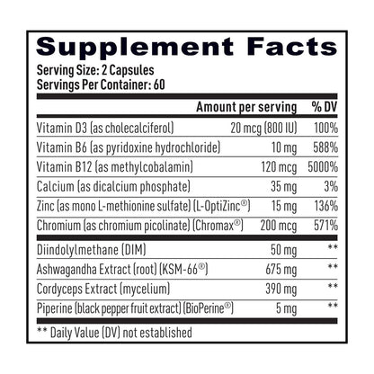 120 capsule Weider Prime testosterone support supplement