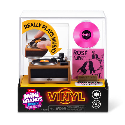 ZURU miniature vinyl player for desk or shelf display
