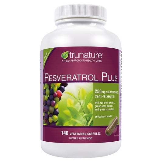 trunature Resveratrol Plus 140 vegetarian capsules