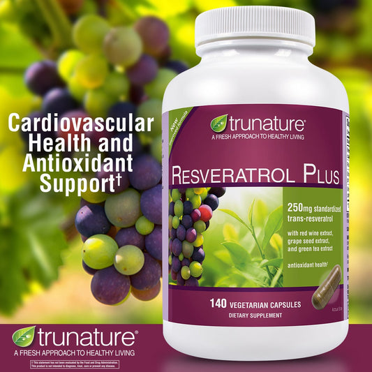 trunature antioxidant supplement bottle front label