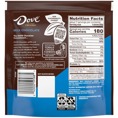 DOVE PROMISES milk chocolate for gift baskets