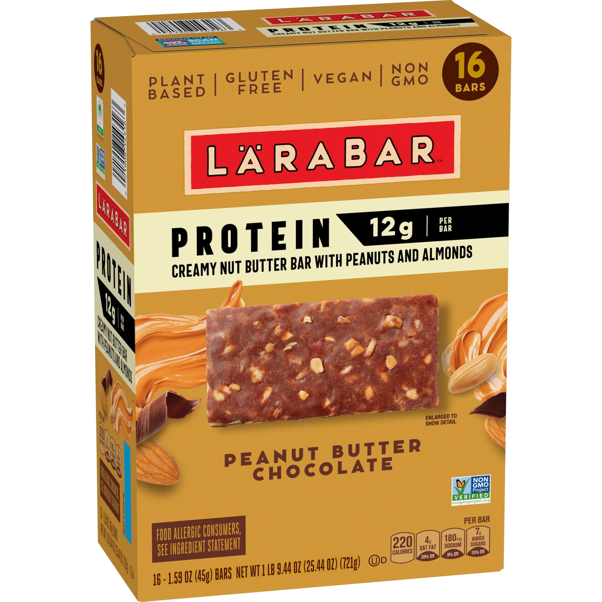Larabar peanut butter chocolate protein bars 16 pack