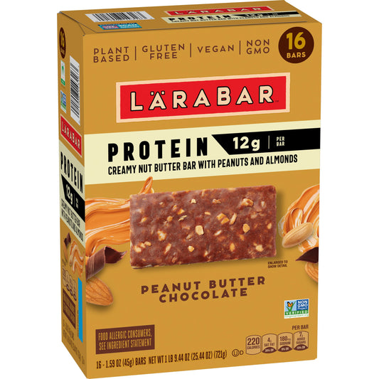 Larabar peanut butter chocolate protein bars 16 pack