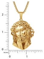Brilliance Fine Jewelry Jesus necklace with 22-inch chain