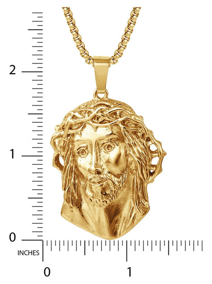 Brilliance Fine Jewelry Jesus necklace with 22-inch chain
