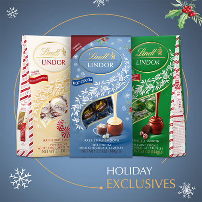 Lindt LINDOR holiday chocolate for stocking stuffers