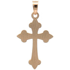 Brilliance Fine Jewelry cross necklace with yellow gold detailing