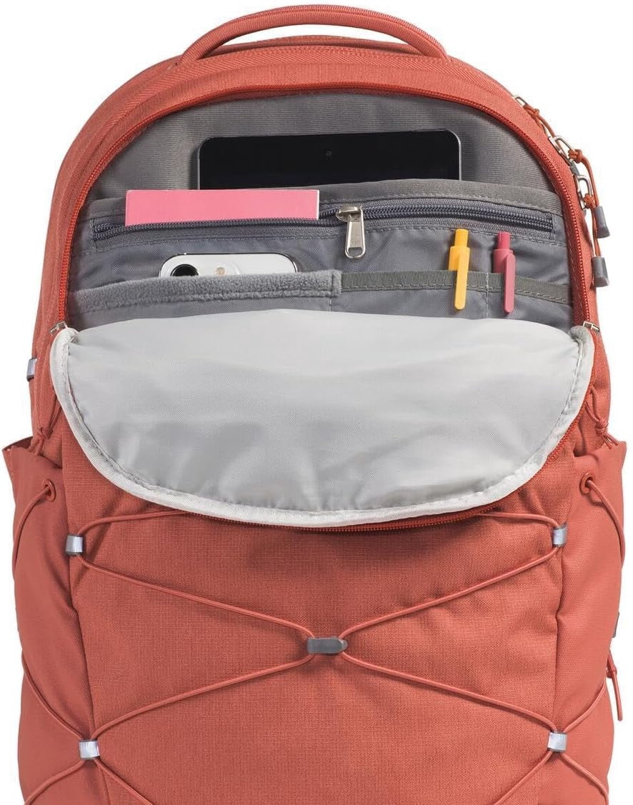 The North Face backpack with organized compartments
