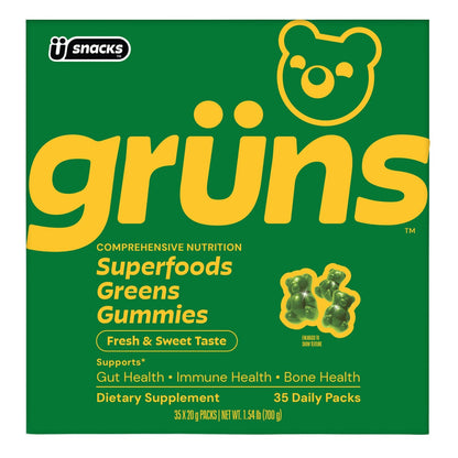 Grüns Adult Greens Gummies 35 daily packs