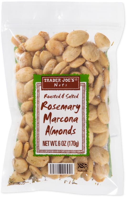 Roasted and salted rosemary Marcona almonds