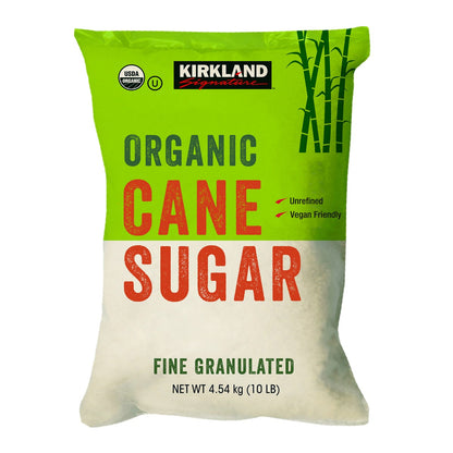 Kirkland Signature organic sugar 10 lb bag