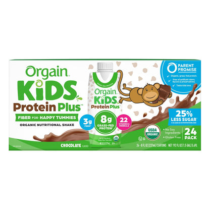 Orgain USDA organic kids nutritional shake chocolate