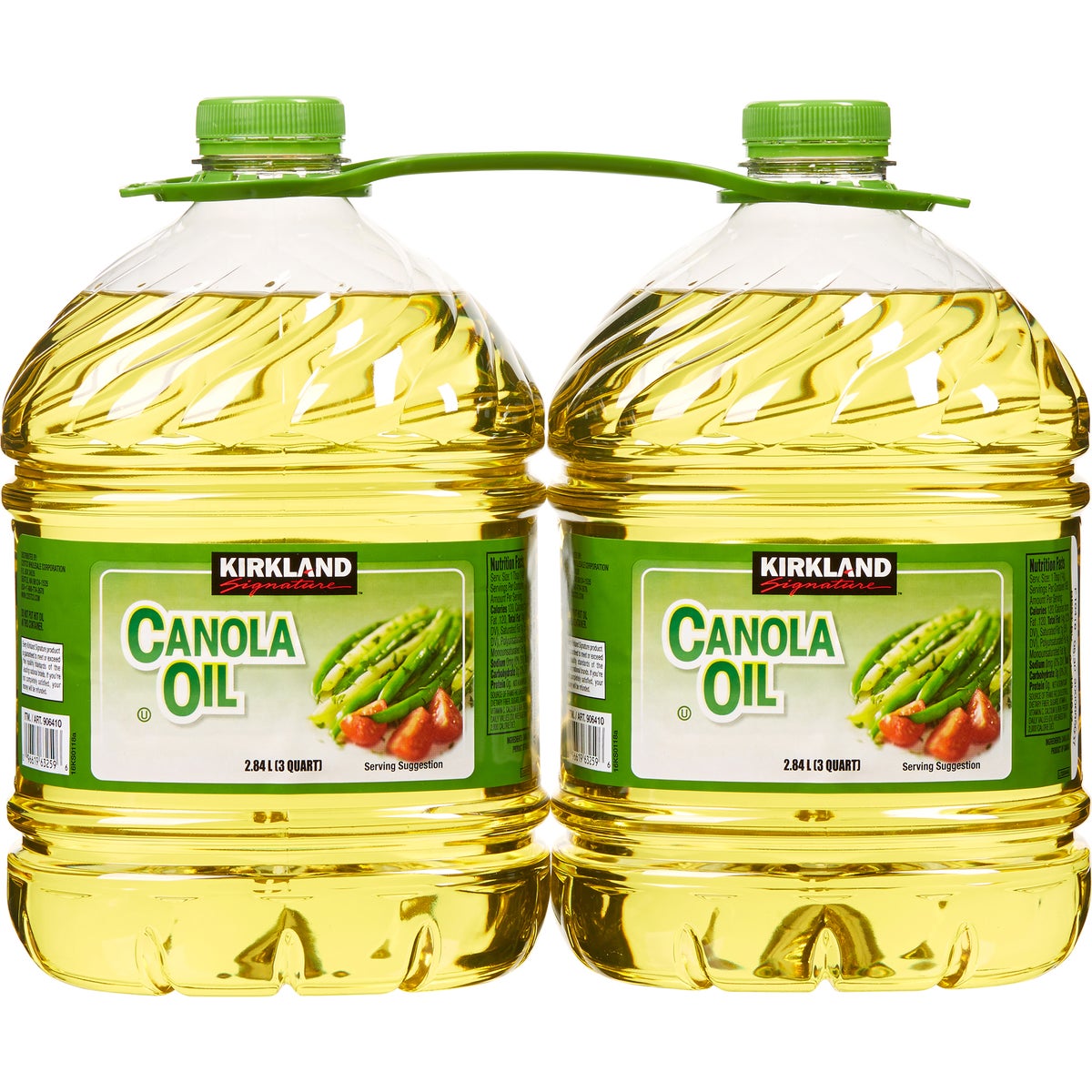 Kirkland Signature canola oil 2-count pantry pack