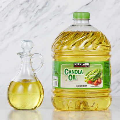 Kirkland Signature kosher canola oil label