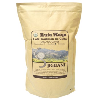 Ruta Maya Organic Jiguaní dark roast whole bean coffee 5 lb bag