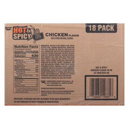 Nissin chicken noodle bowl value pack packaging
