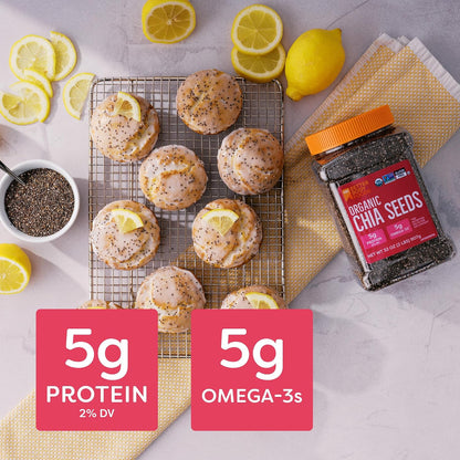 BBF chia seeds with omega-3 and fiber