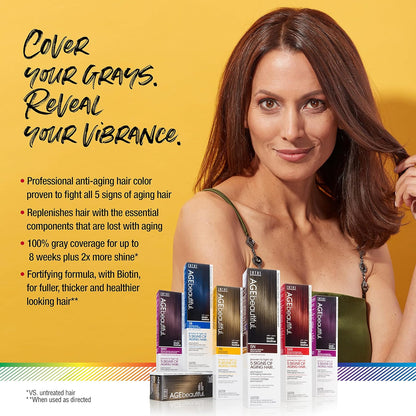 Professional salon quality permanent hair color cream