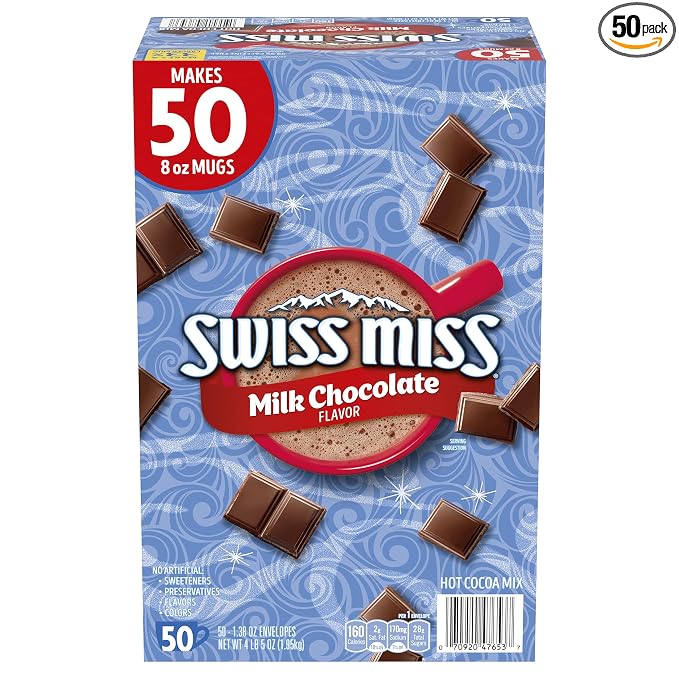 Swiss Miss Milk Chocolate Hot Cocoa Mix 50 count box