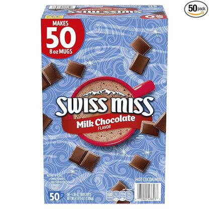 Swiss Miss Milk Chocolate Hot Cocoa Mix 50 count box