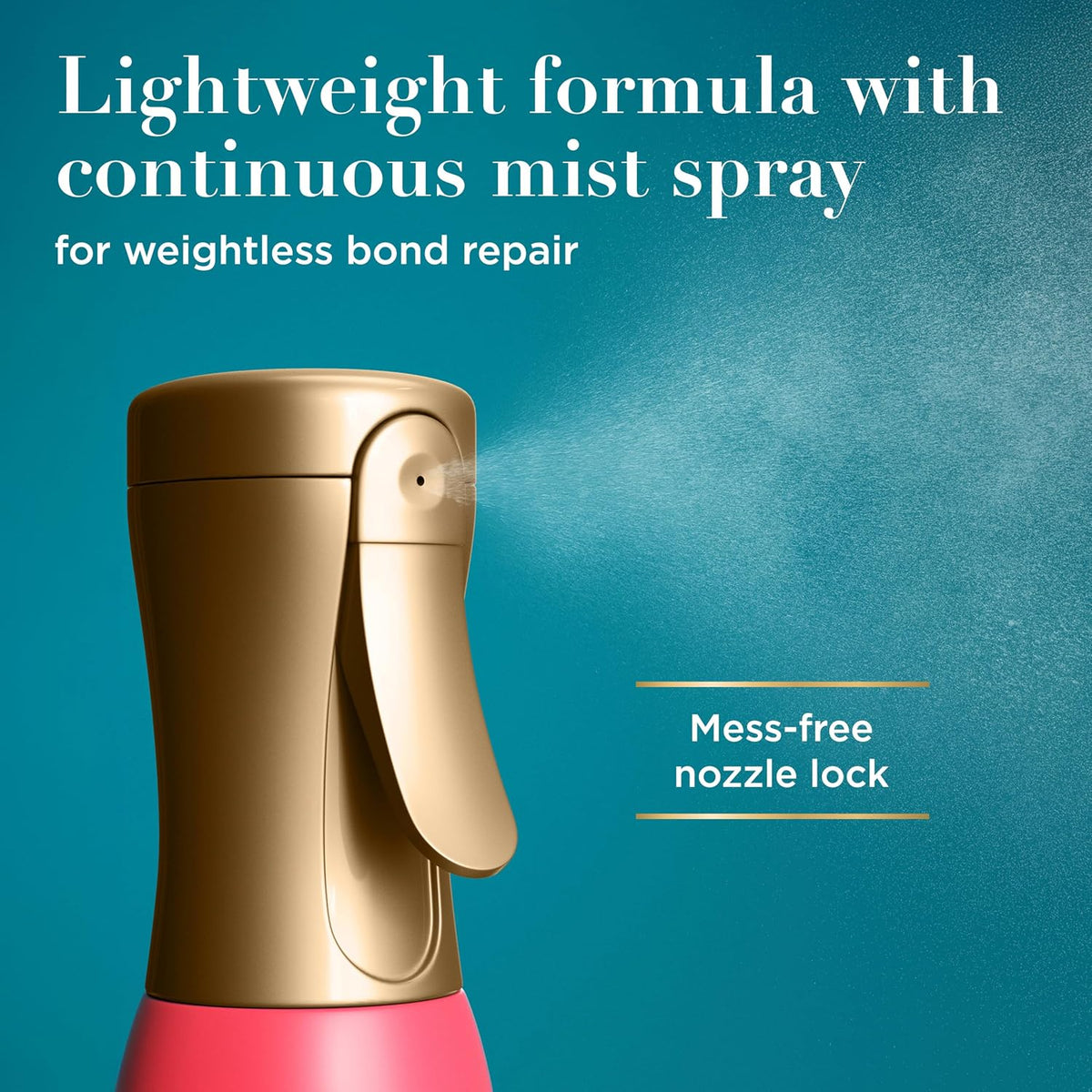 OGX 450°F heat protect spray for smooth styling
