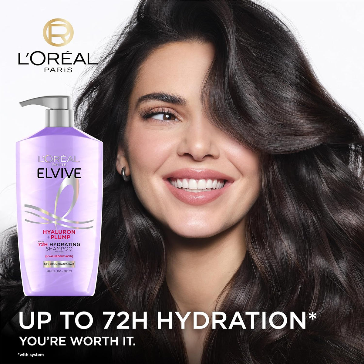 Elvive Hyaluron Plump shampoo and conditioner for dry hair