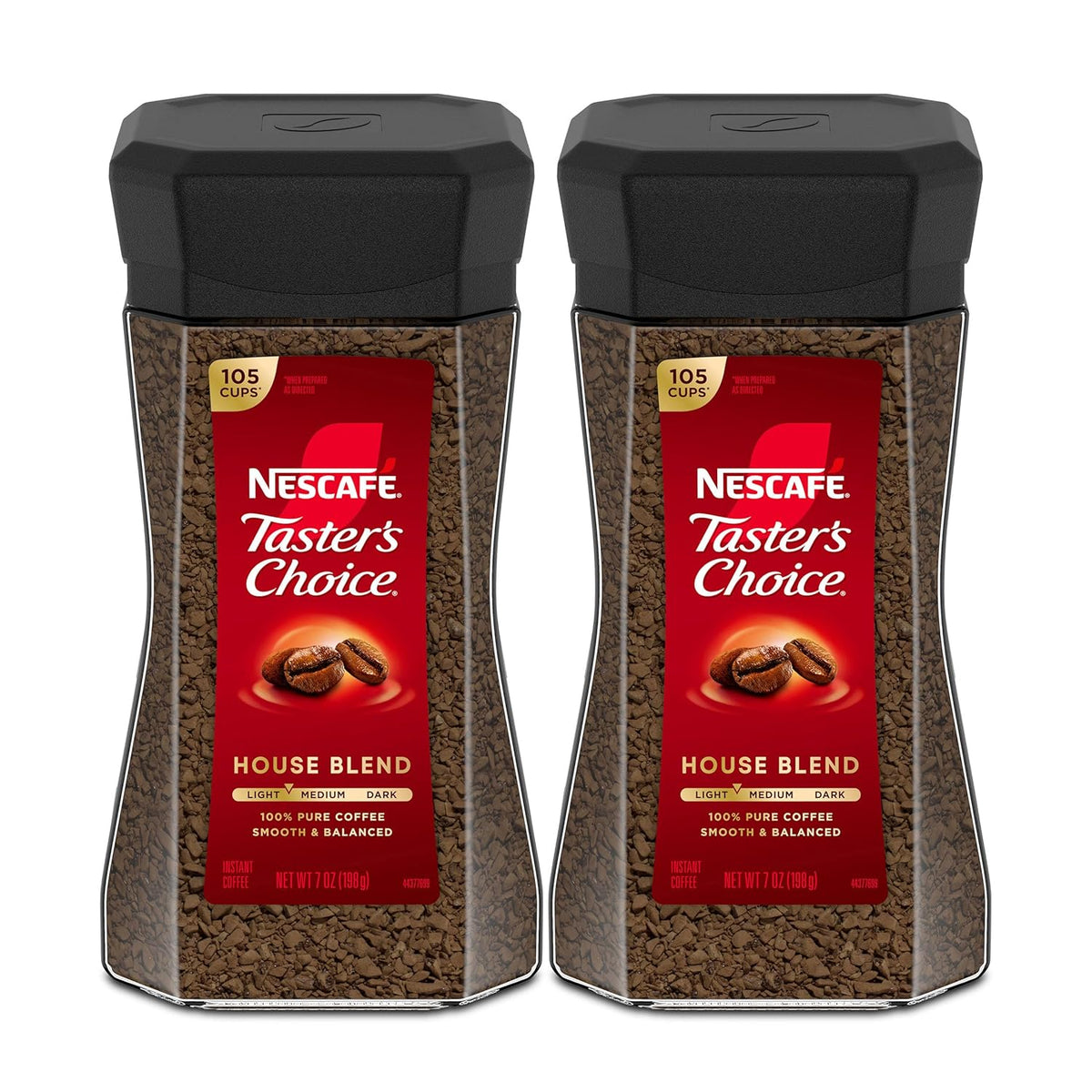 Taster's Choice light medium roast instant coffee jars