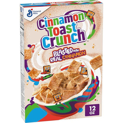 Cinnamon Toast Crunch Breakfast Cereal 12 oz box
