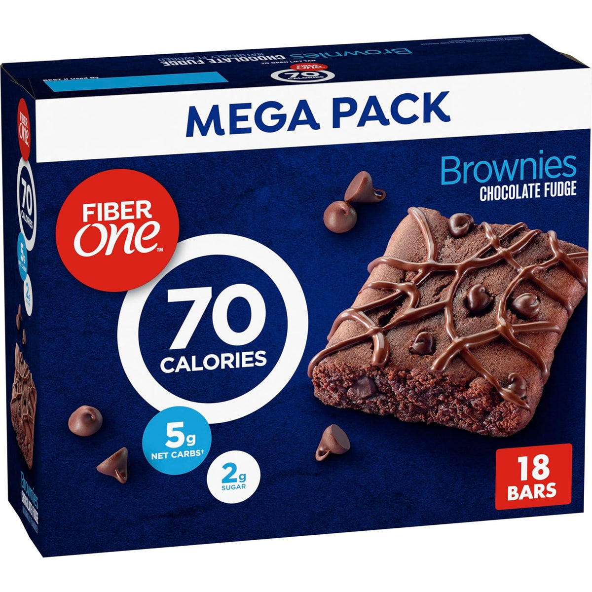 Fiber One chocolate fudge brownie bars mega pack