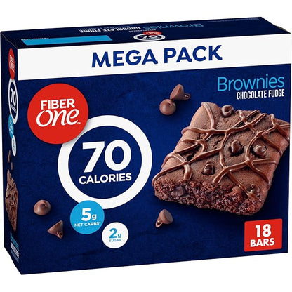 Fiber One 70 Calorie Chocolate Fudge Brownies box