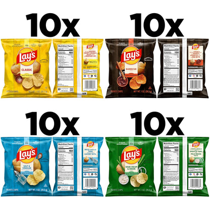 Lay's 1 oz snack bags bulk variety pack