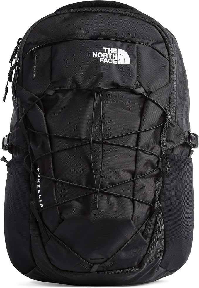 The North Face TNF Black Borealis Backpack front view