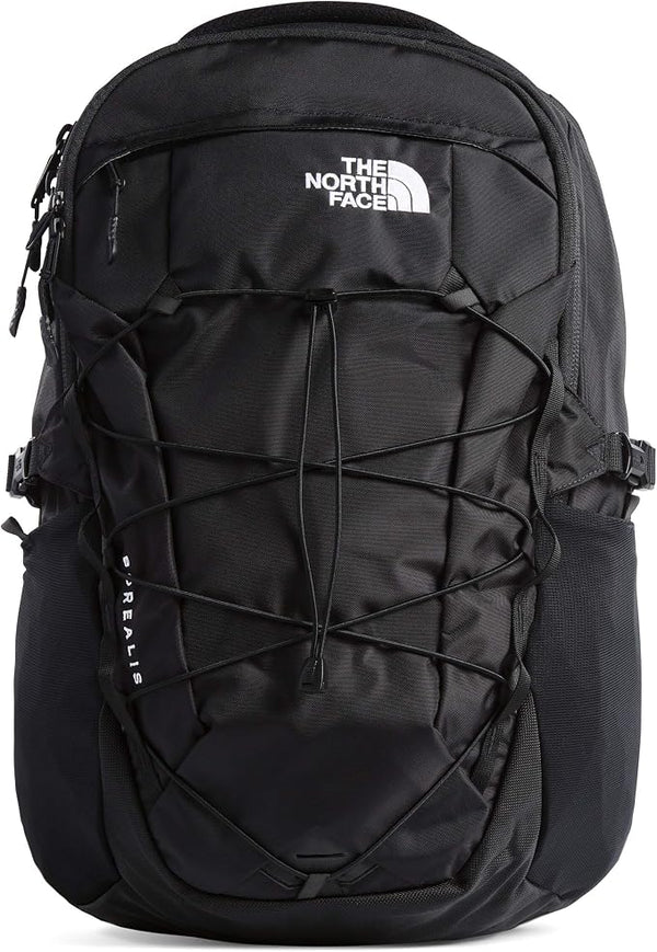 The North Face TNF Black Borealis Backpack front view