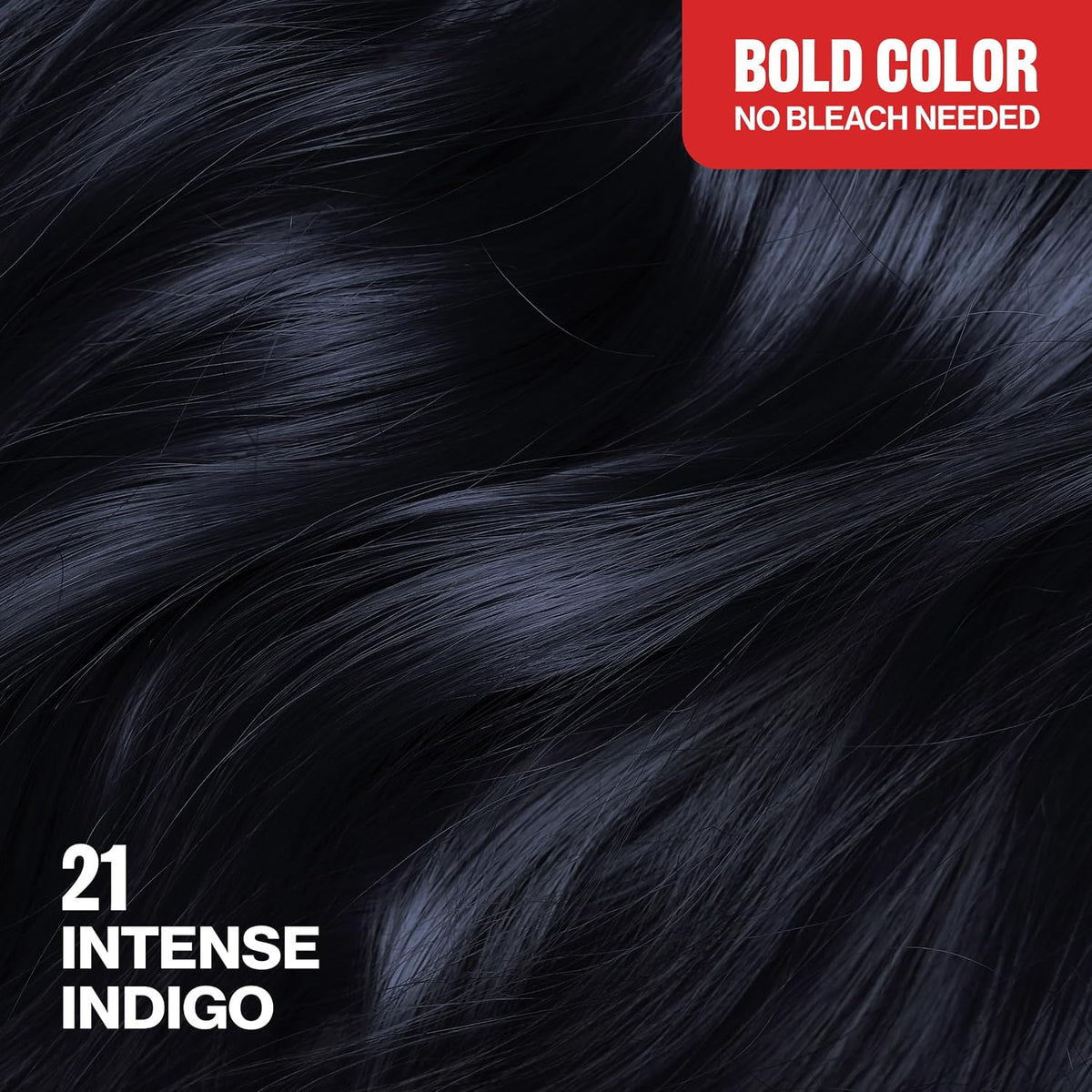 Ammonia-free indigo hair dye with gray coverage