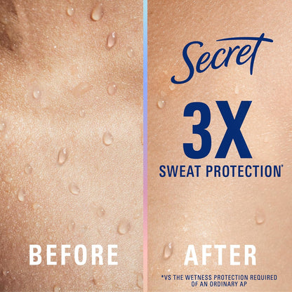 Secret invisible solid sweat and odor protection deodorant