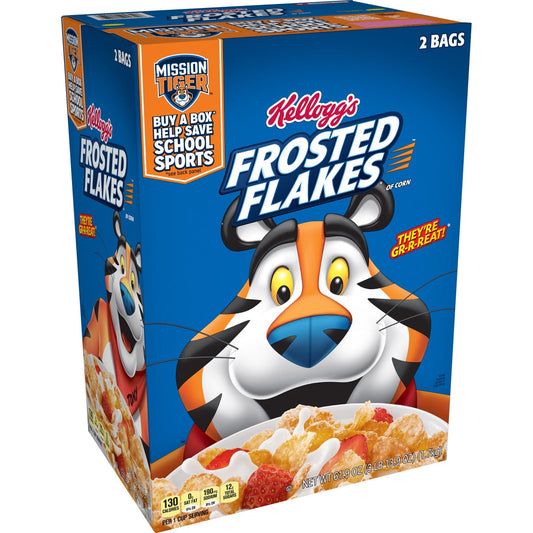 Kellogg's Frosted Flakes cereal 2-count box