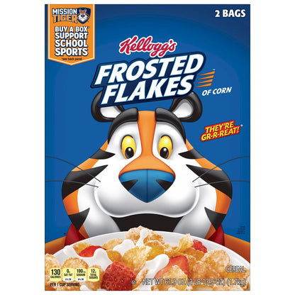 Classic frosted corn flake cereal from Kellogg's