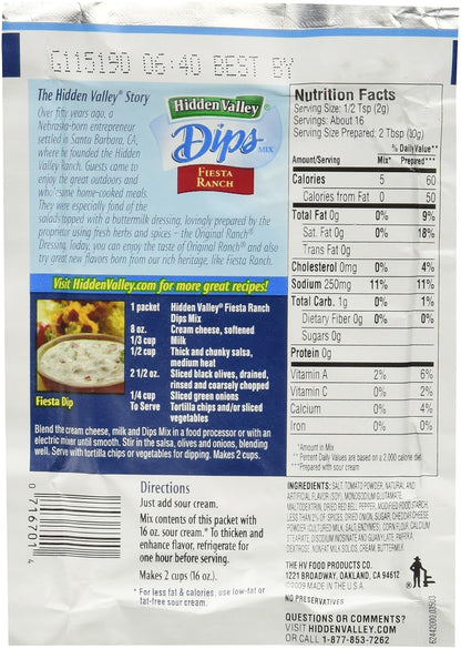 Hidden Valley Homestyle Ranch Seasoning and Salad Dressing Powder Mix, (20 Oz)