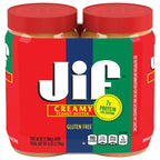 Jif creamy peanut butter 48 oz 2-count jars