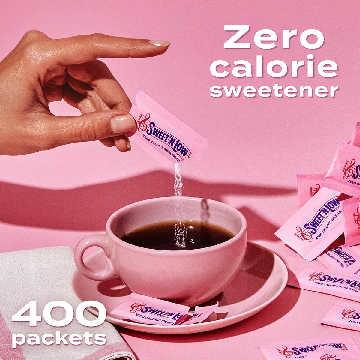 Sweet'N Low saccharin sweetener packets pantry staple