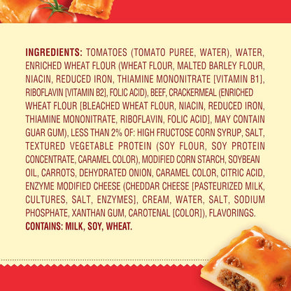 Chef Boyardee canned beef ravioli multipack