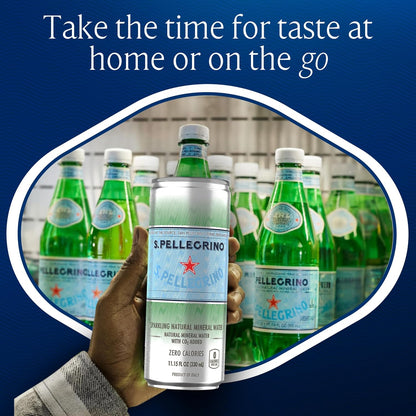 Zero calorie unflavored sparkling mineral water