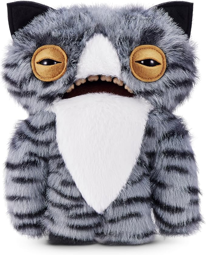 ZURU Fuggler Yawper plush with mischievous cat character design