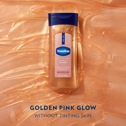 Sunlit Glow shimmering gel oil with cocoa butter fragrance