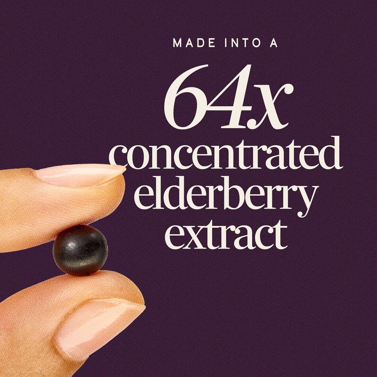 Berry flavored elderberry gummies for ages 4 and up