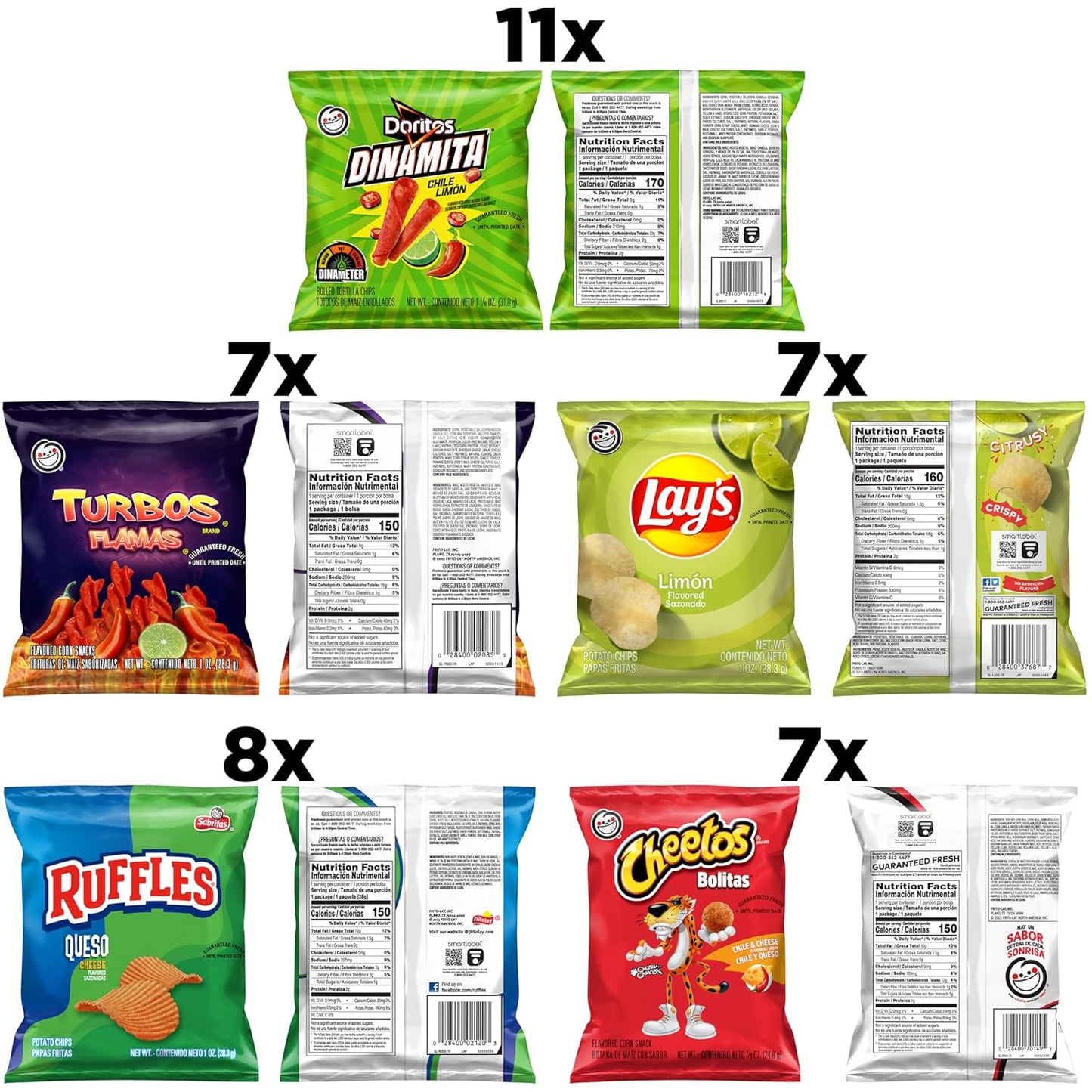 Frito-Lay Fun Times Mix Variety Pack, 40 Count